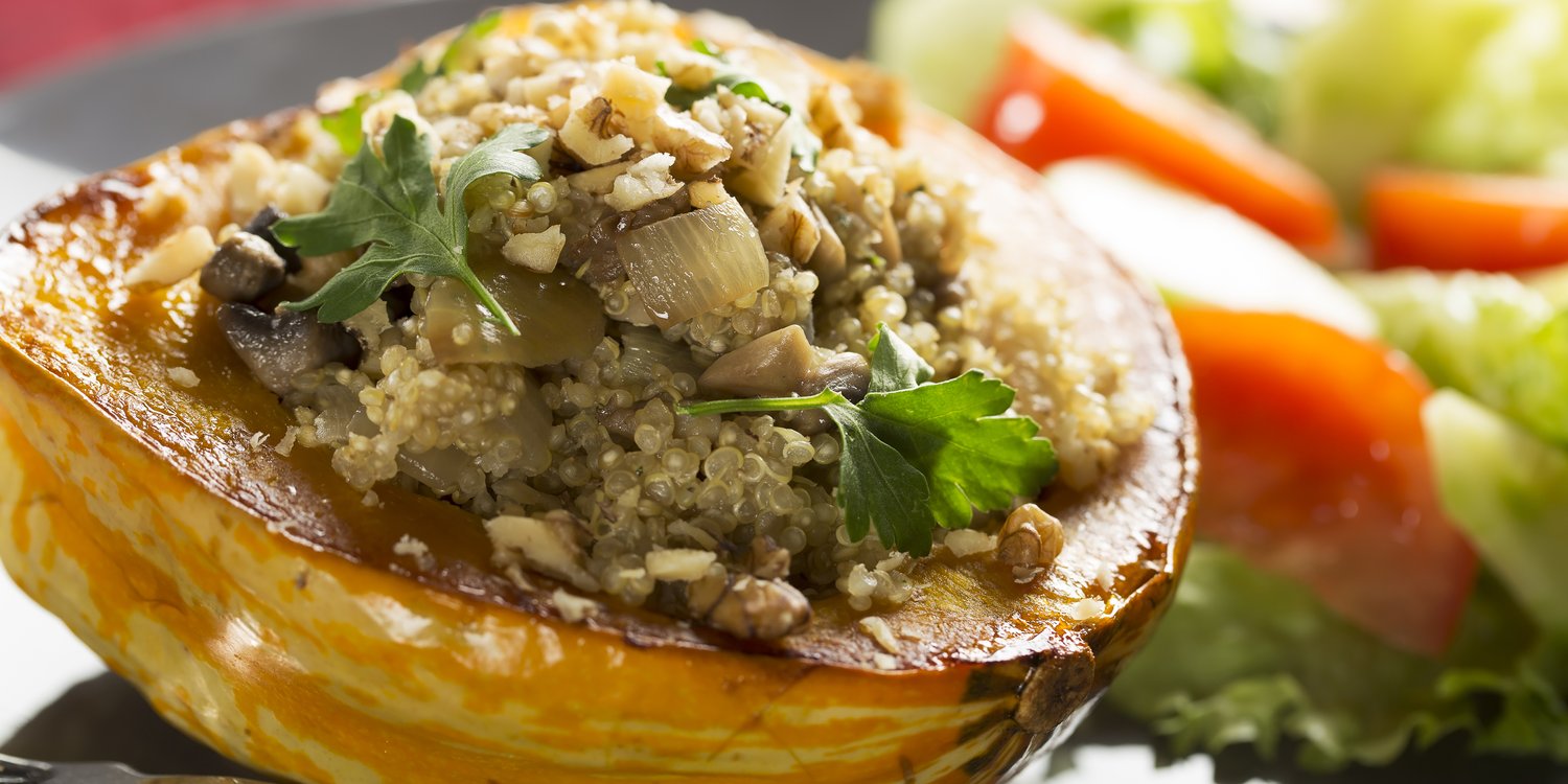Stuffed Squash meal