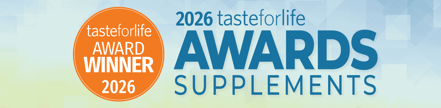 Banner for taste for life Awards Supplements