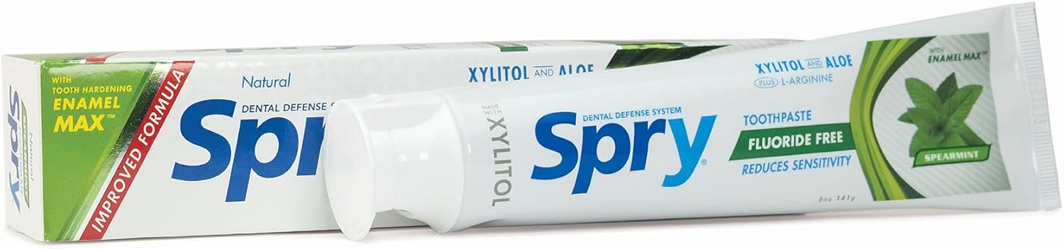 Spry Xylitol Toothpaste, Fluoride-Free