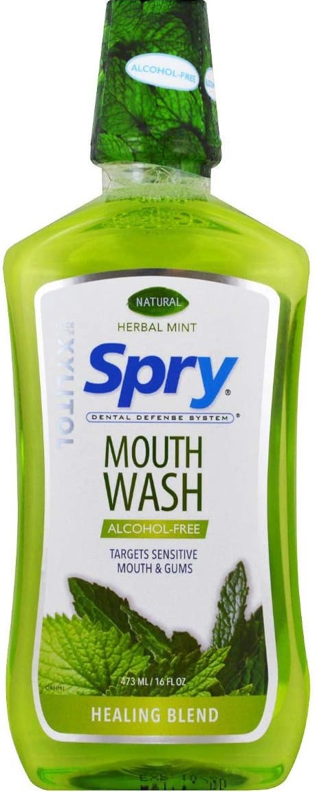 Spry Alcohol-free Herbal Mint Mouth Wash