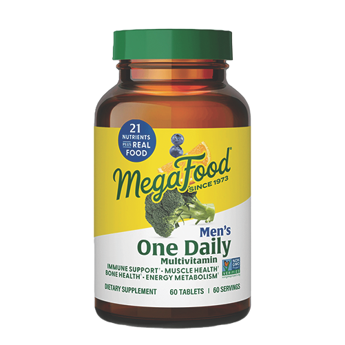 Bottle of MegaFood Men's One Daily Multivitamin