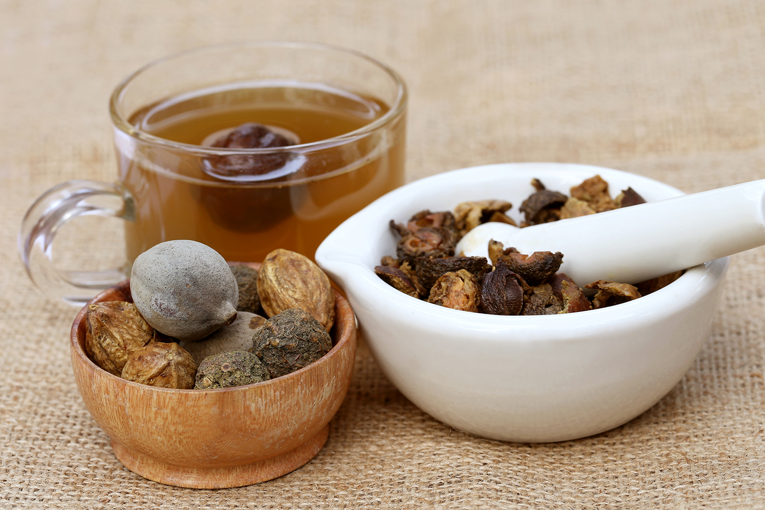 Ayurvedic tea made from triphala