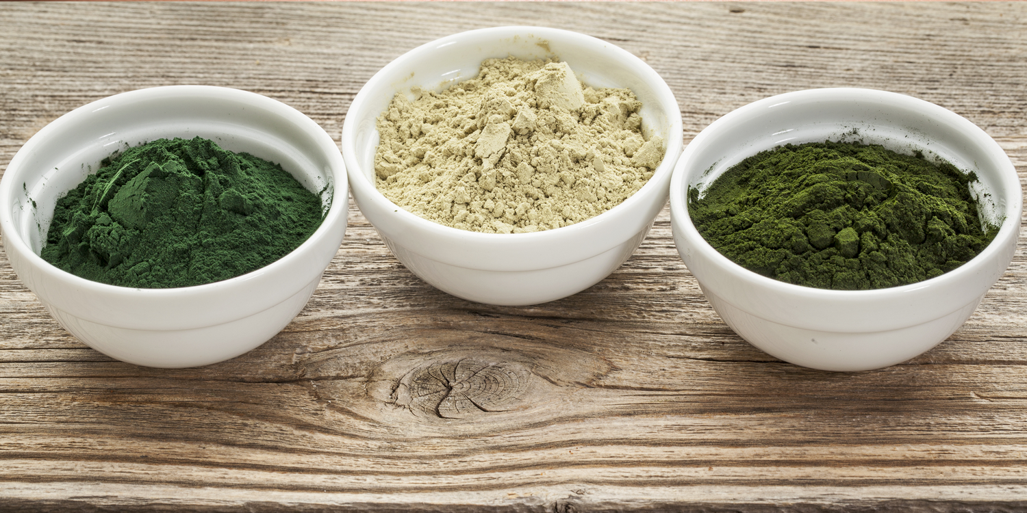 chlorella and kale
