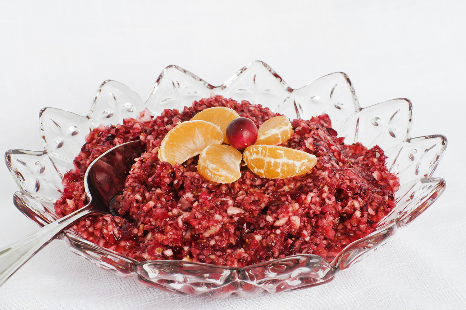 a dish of cranberry relish
