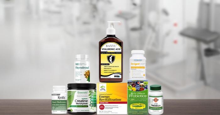 assortment of all-natural products