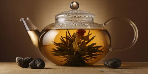  tea pot with chinese tea
