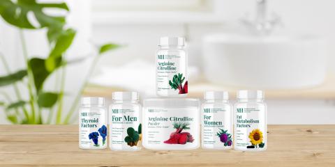 assortment of supplements