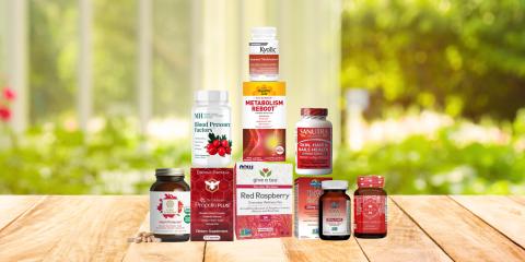 assortment of all-natural products