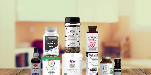 assortment of all-natural products