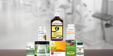 assortment of all-natural products