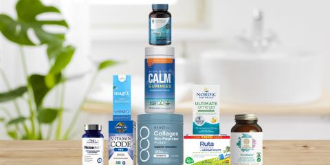 assortment of all-natural products