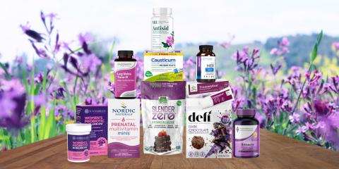 variety of all-natural products