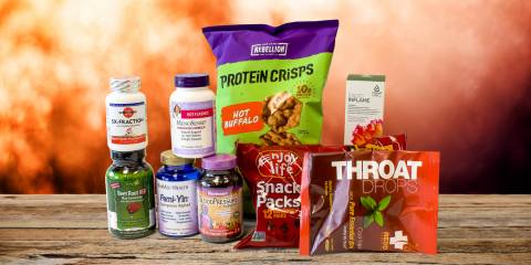 A variety of all-natural supplements and foods that have to do with heat
