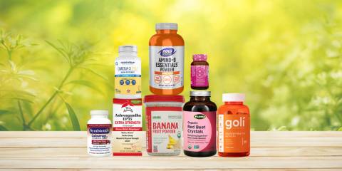 a collection of all-natural supplements and superfoods