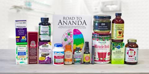 all-natural supplements and a book about cannabinoids