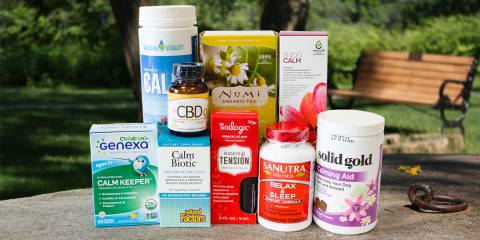 A selection of all natural products to help keep you calm.