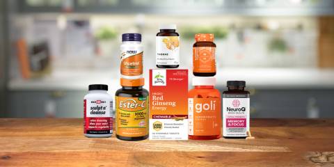 a collection of all-natural supplements for energy and acuity