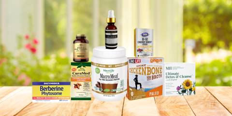 a variety of all-natural supplements for energy, strength, and immunity