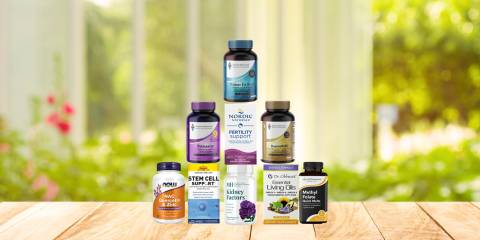 a collection of all-natural supplements for various ailments