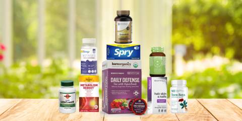 a wide variety of all-natural supplements 