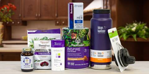 a bunch of all-natural products that happen to be purple