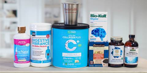 a collection of all-natural supplements