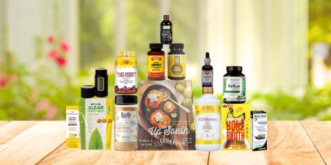 a wide variety of all-natural supplements and foods