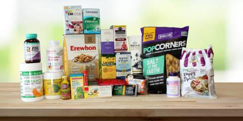 A massive variety of all-natural foods and supplements