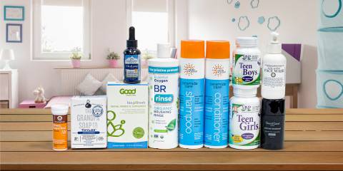 all-natural body care products and nutrition supplements for teens