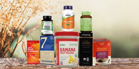 a small collection of all-natural supplements