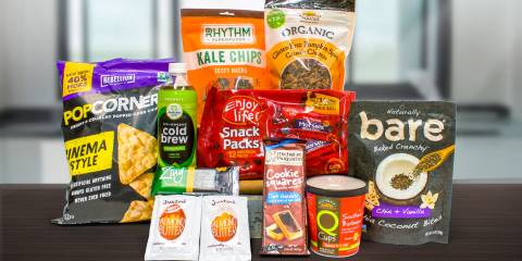 A wide variety of healthy all-natural snacks