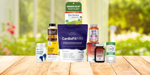 assortment of supplements