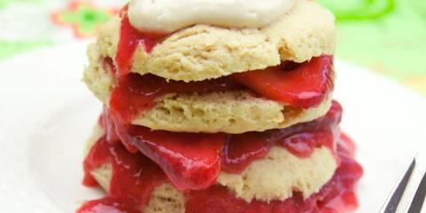 Eden Foods: Strawberry Shortcake with Tofu Whipped Cream