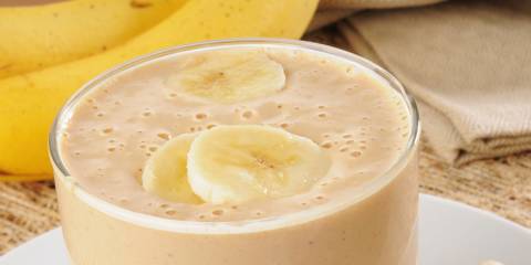 peanut butter and banana smoothie