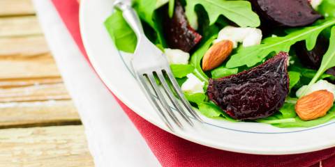 roast beets as a salad topping