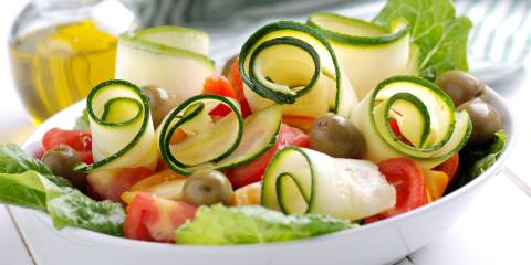 Tomato and Zucchini Salad