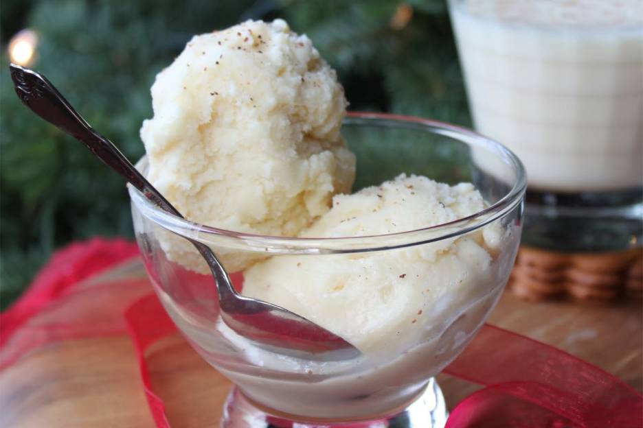 Eggnog Ice Cream Taste For Life