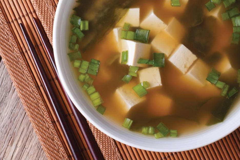 Miso Soup with Mushrooms, Bok Choy & Tofu Taste For Life