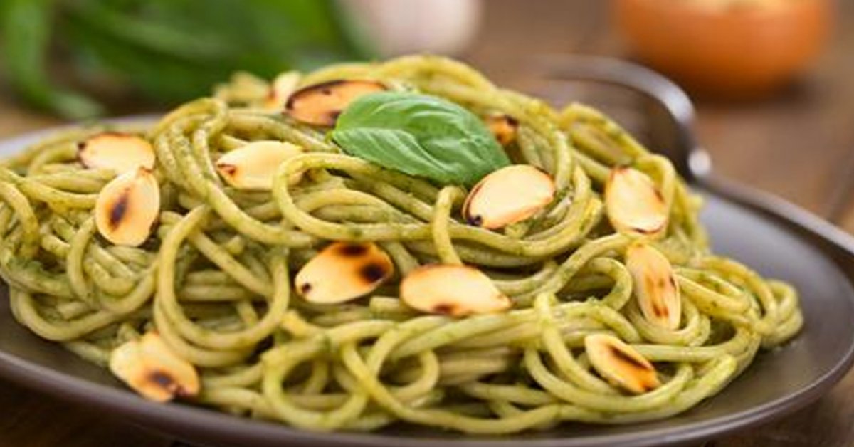 Almond Pesto Pasta Taste For Life
