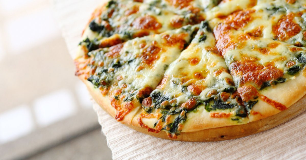 Ricotta & Spinach Pizza Taste For Life