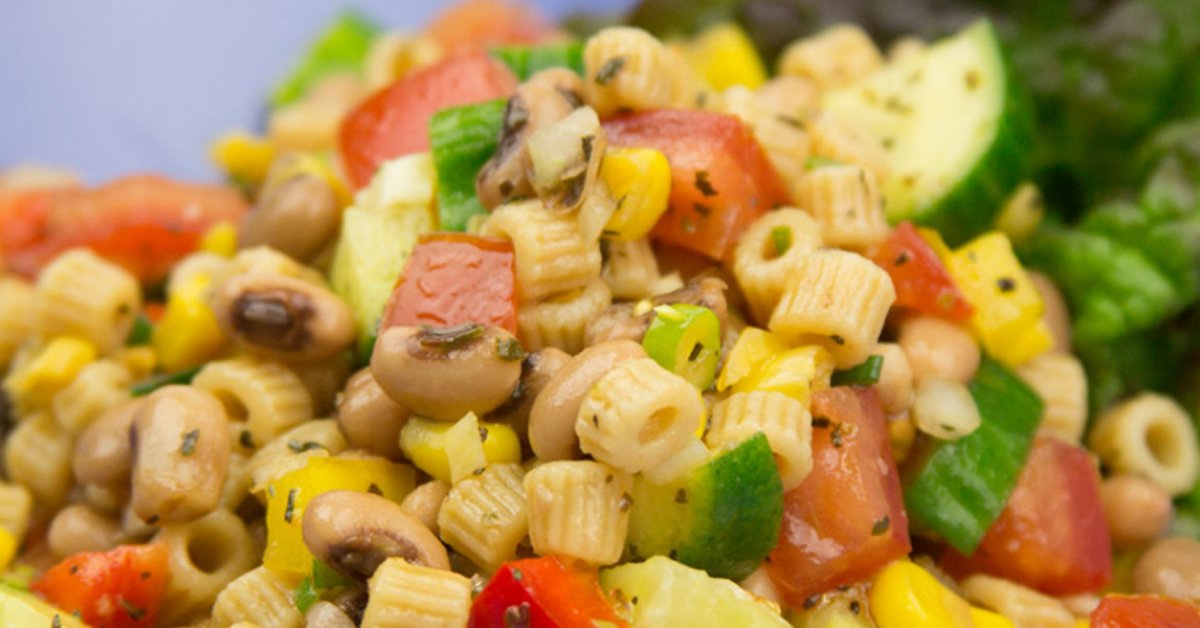 Black Eyed Pea & Ditalini Pasta Salad Taste For Life