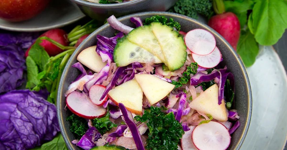 Red Cabbage Sauerkraut Slaw Taste For Life