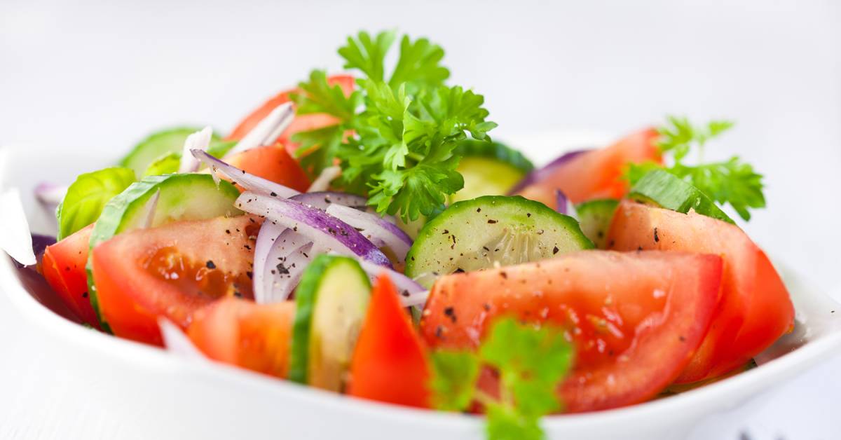 TomatoCucumber Salad with Parsley and Mint Taste For Life