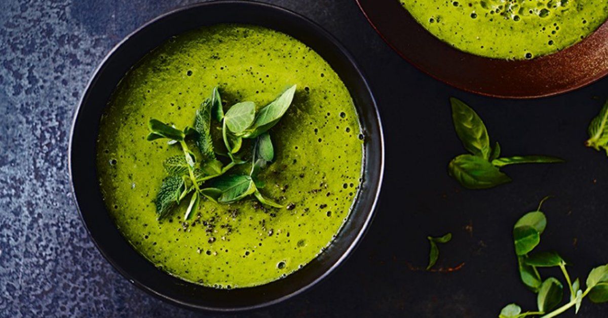 Pea Mint and Basil Soup Taste For Life