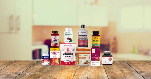 a wide variety of all-natural foods and supplements