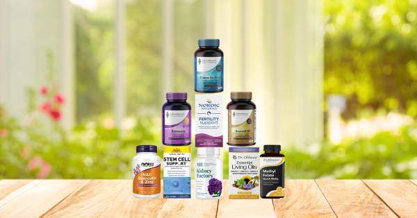 a collection of all-natural supplements for various ailments