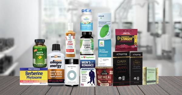 a wide variety of all-natural supplements and healthy foods