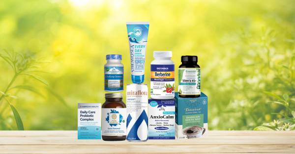 a wide variety of all-natural supplements and body care products