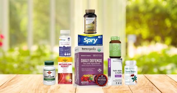 a wide variety of all-natural supplements 