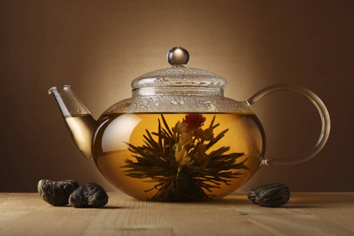  tea pot with chinese tea